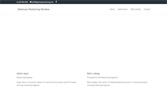 Desktop Screenshot of gatewaymastering.com